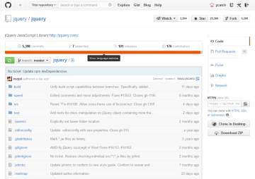 github-jQuery
