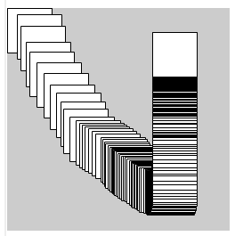 マウスの位置にシカクを描く